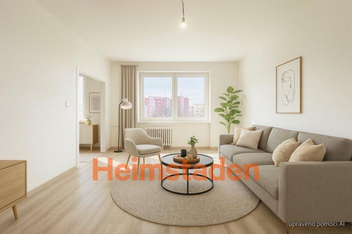 Pronájem bytu 2+1, Ostrava - Poruba, Jilemnického náměstí, 52 m2