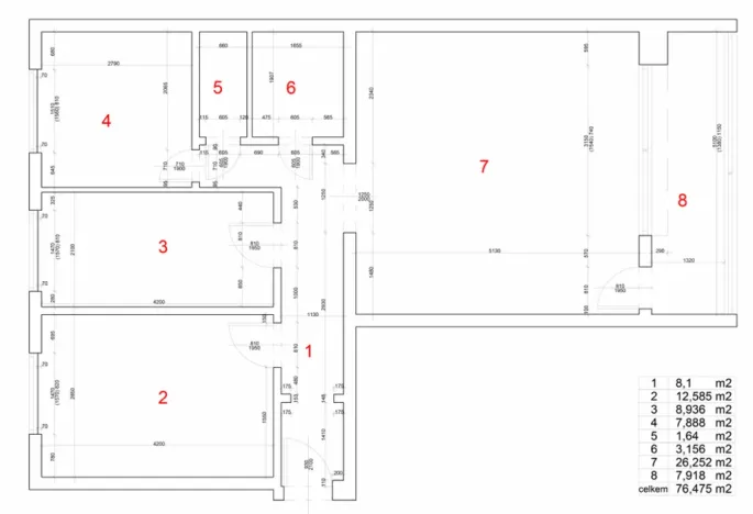 Prodej bytu 4+kk, Praha - Letňany, Tupolevova, 69 m2