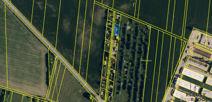 Prodej zahrady, Kroměříž, 430 m2