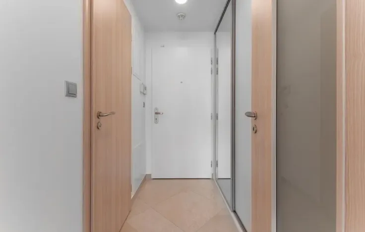 Pronájem bytu 1+kk, Praha - Vysočany, Bassova, 28 m2
