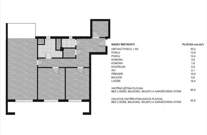 Prodej bytu 3+kk, Praha - Žižkov, Šrámkové, 93 m2