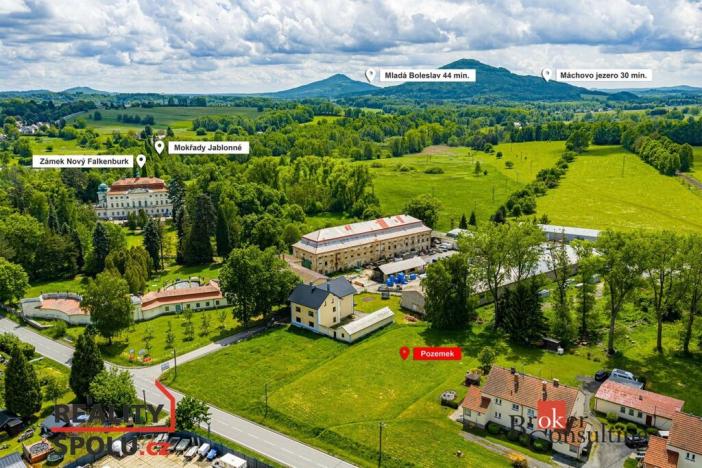 Prodej komerčního pozemku, Jablonné v Podještědí - Zámecká, 1942 m2