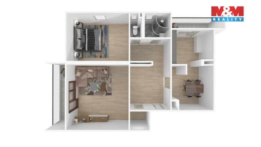 Pronájem bytu 2+1, Horní Bělá, 65 m2