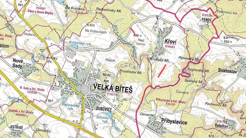 Prodej pole, Křoví, 11333 m2