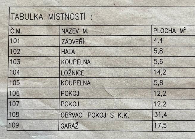 Prodej rodinného domu, Kovanice, 109 m2