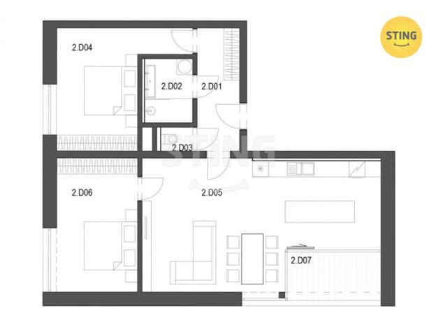Prodej bytu 3+kk, Ostrava, Na Burni, 89 m2