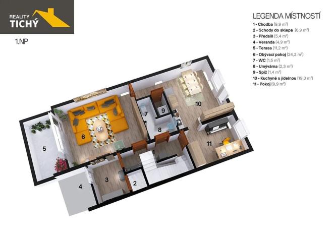 Prodej rodinného domu, Hronov, Na louce, 171 m2