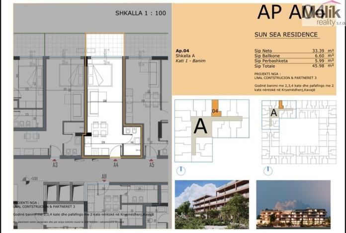 Prodej bytu 1+kk, Golem, 34 m2