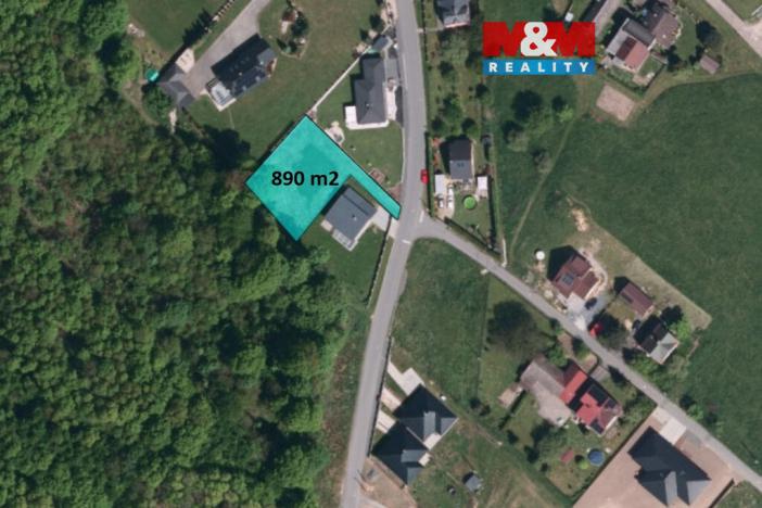 Prodej pozemku pro bydlení, Ostrava - Bartovice, 890 m2