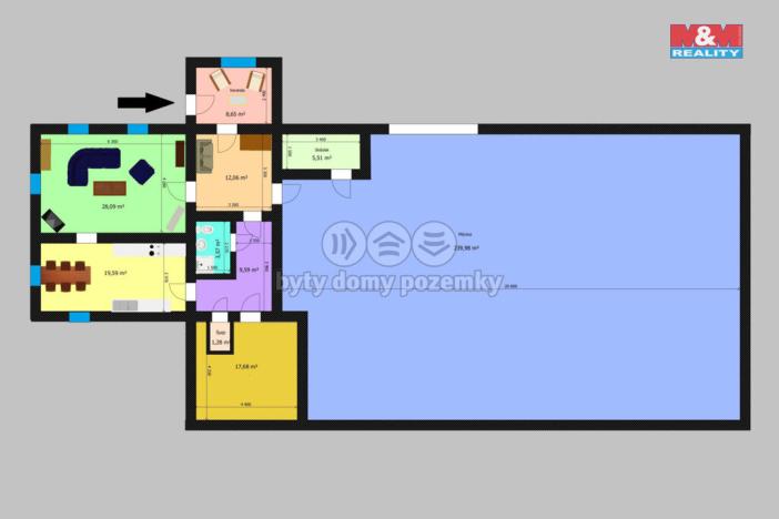 Prodej rodinného domu, Vrdy - Dolní Bučice, Nová, 160 m2