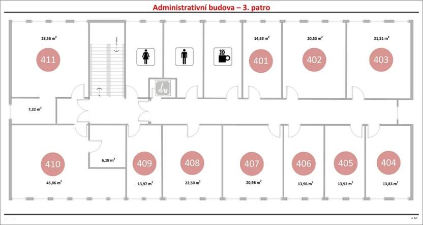 Pronájem kanceláře, Šumperk, 20 m2