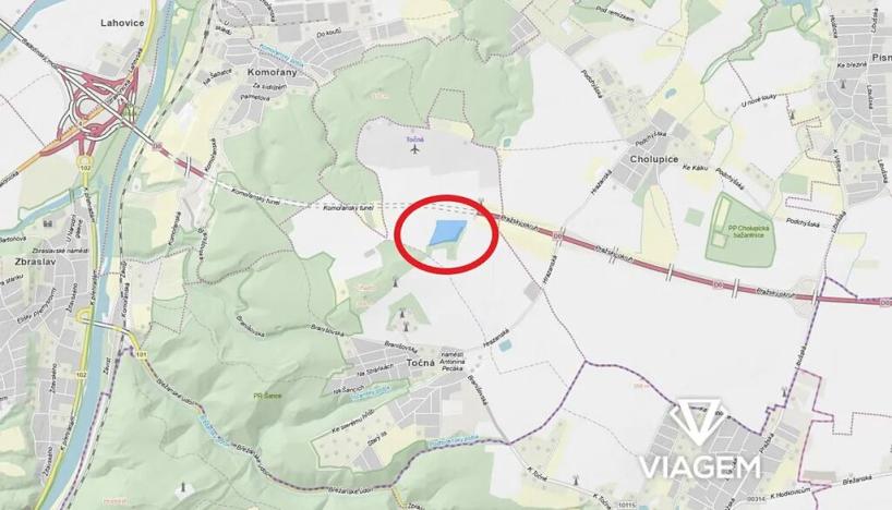 Prodej podílu pole, Praha - Točná, 7190 m2