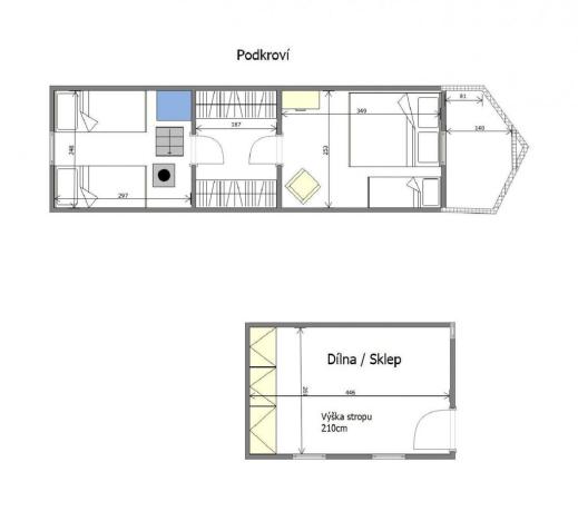 Prodej chaty, Choteč, 65 m2