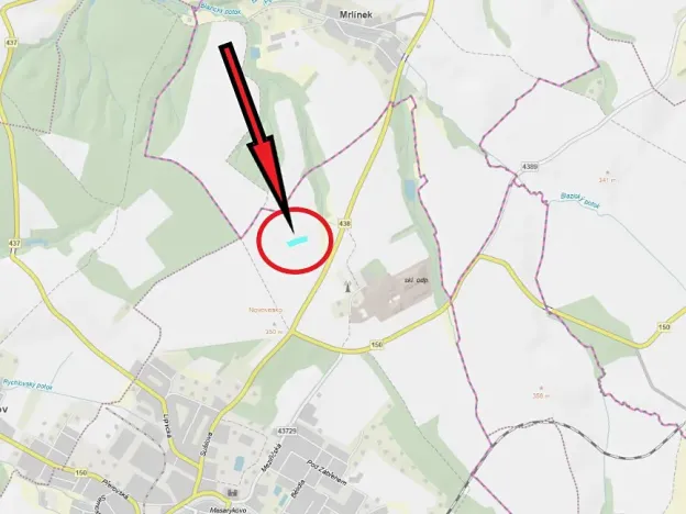 Prodej podílu pole, Bystřice pod Hostýnem, 1301 m2