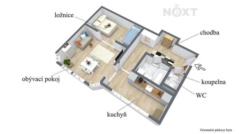 Prodej ubytování, Vejprty, Moskevská, 53 m2