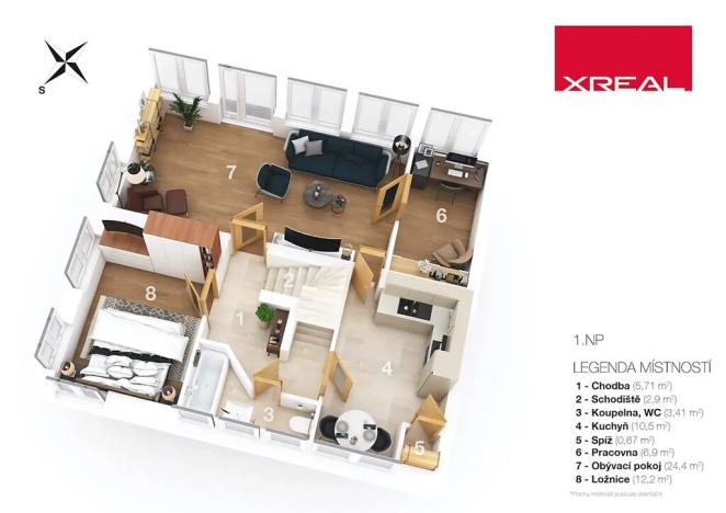 Prodej rodinného domu, Praha - Hlubočepy, Pod Habrovou, 199 m2