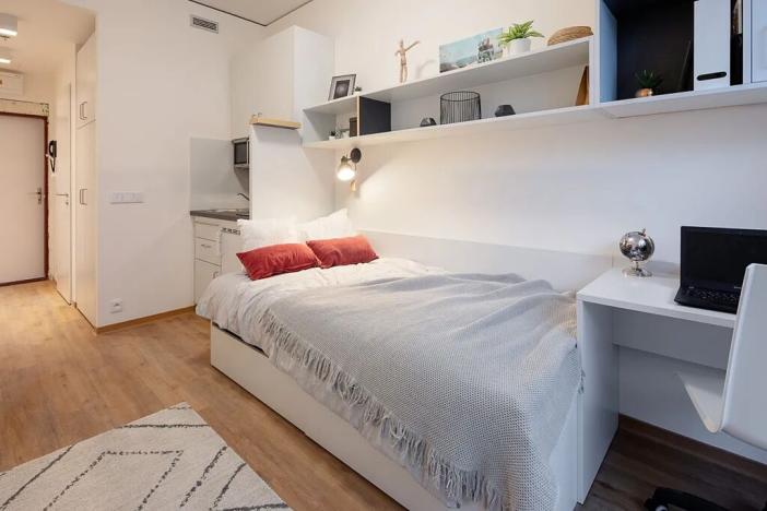 Pronájem bytu 1+kk, Praha - Holešovice, Na zátorách, 15 m2