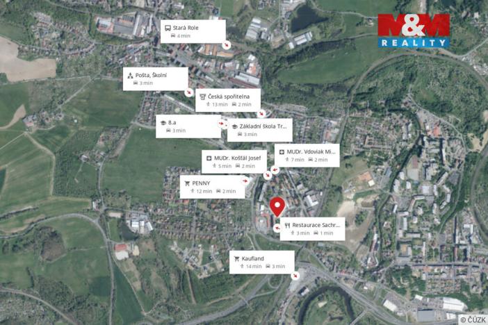 Prodej bytu 3+kk, Karlovy Vary - Rybáře, Borová, 43 m2