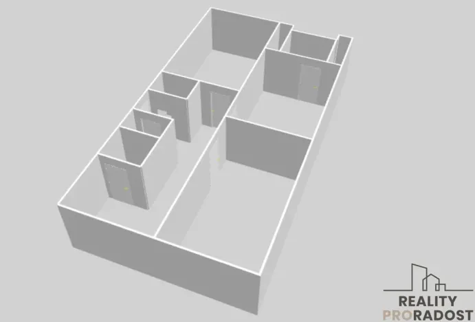 Prodej bytu 3+1, Chomutov, Kyjická, 81 m2