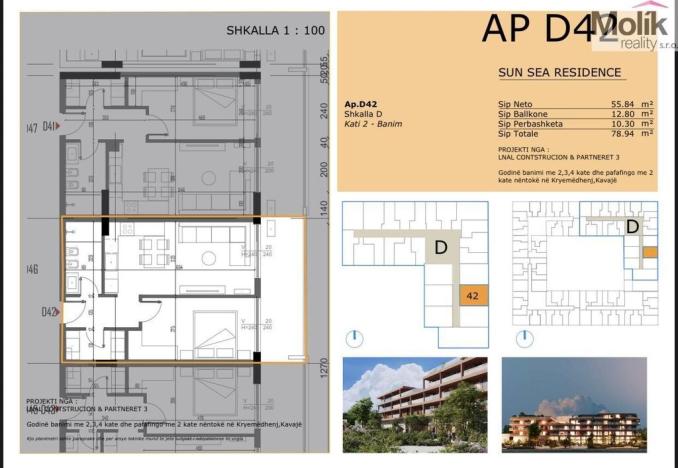 Prodej bytu 2+kk, Golem, 56 m2