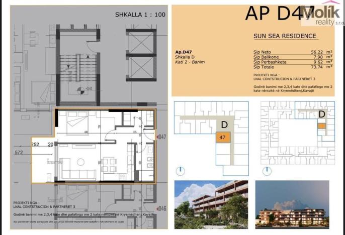 Prodej bytu 2+kk, Golem, 57 m2