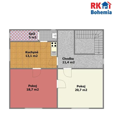 Prodej rodinného domu, Semice, 142 m2