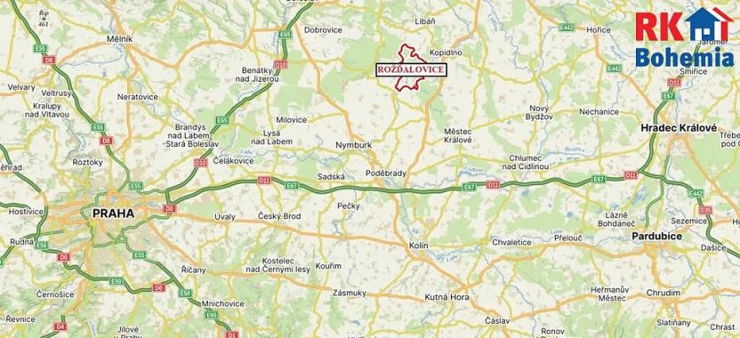 Prodej pozemku pro bydlení, Rožďalovice, Polní, 928 m2