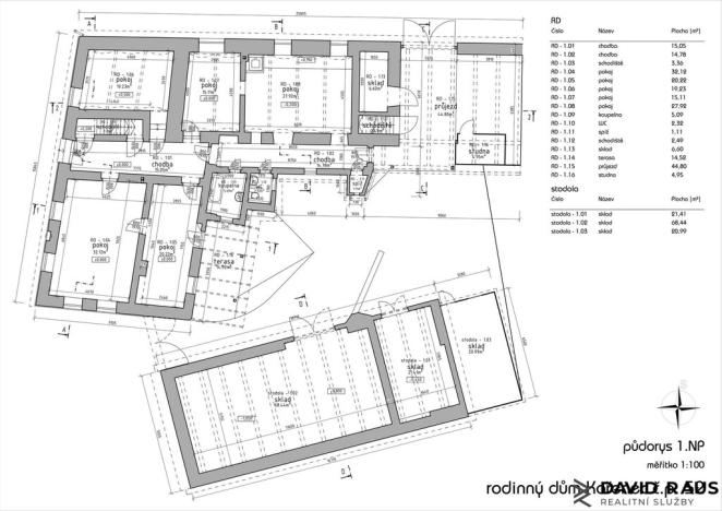 Prodej rodinného domu, Kořenec, 601 m2