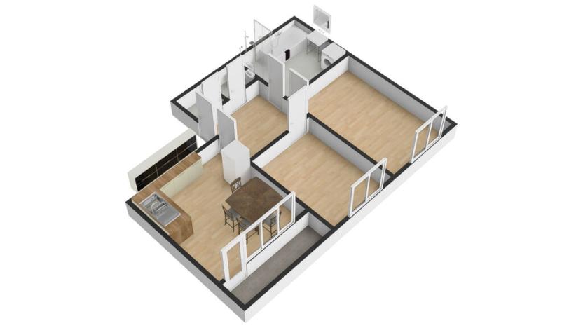 Pronájem bytu 3+kk, Praha - Řepy, Makovského, 68 m2