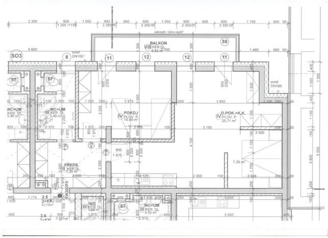 Prodej bytu 2+kk, Plzeň, Zahradní, 65 m2