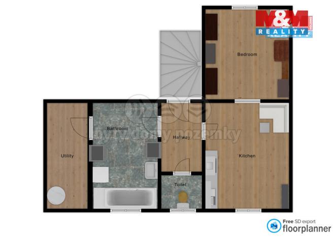 Pronájem bytu 1+1, Karlovy Vary - Hůrky, K Letišti, 63 m2