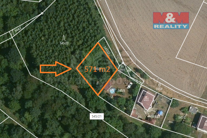 Prodej pozemku, Řendějov - Nový Samechov, 571 m2