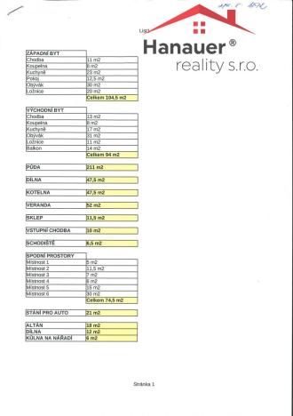 Prodej rodinného domu, Jílové, Horská, 386 m2