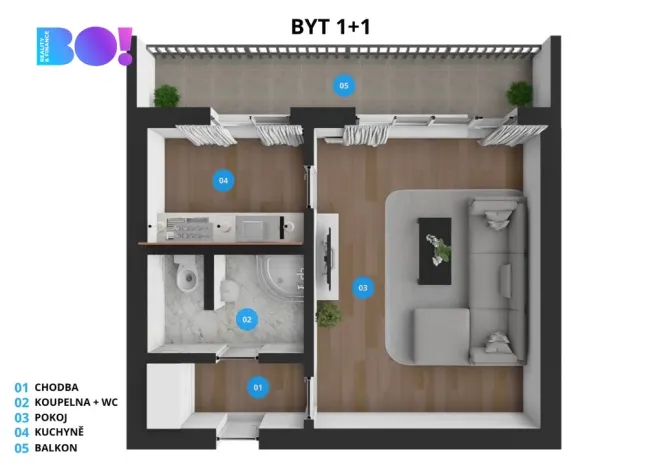 Prodej bytu 1+1, Karviná, Žižkova, 30 m2