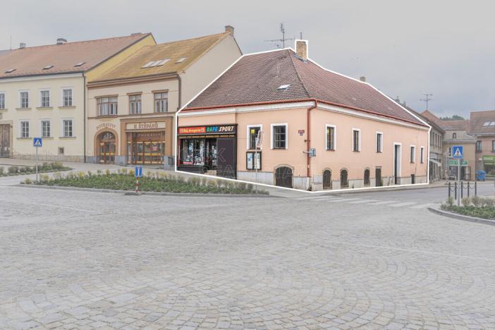 Prodej obchodního prostoru, Dačice, Masarykova, 561 m2