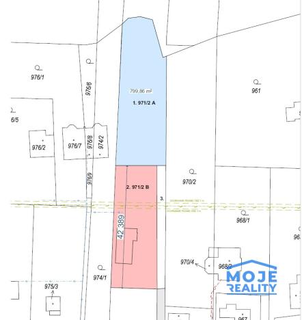 Prodej pozemku pro bydlení, Plzeň, 800 m2