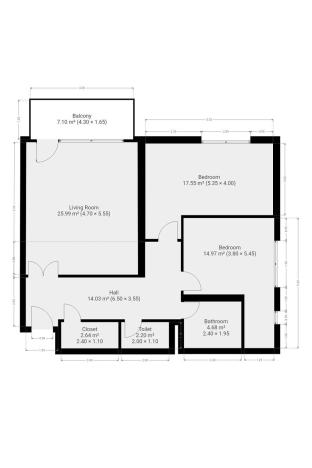 Pronájem bytu 3+kk, Praha - Modřany, Fikerova, 87 m2