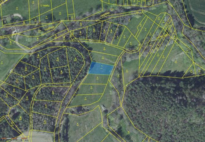 Prodej zahrady, Slověnice, 953 m2