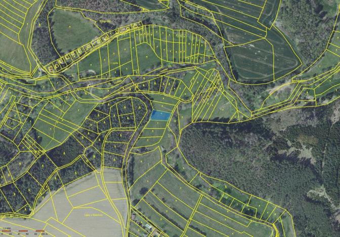 Prodej zahrady, Slověnice, 953 m2