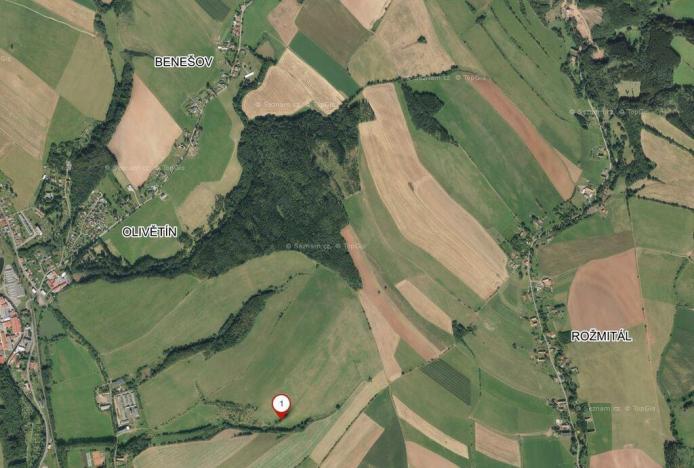 Prodej louky, Broumov - Velká Ves, třída Osvobození, 2199 m2