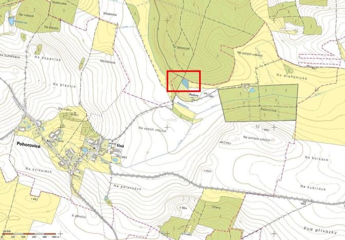 Prodej pole, Pohorovice - Kloub, 3765 m2