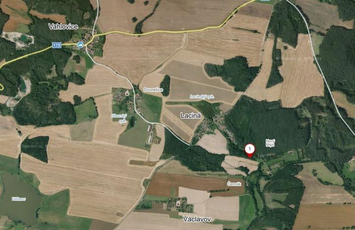 Prodej louky, Laciná, 372 m2