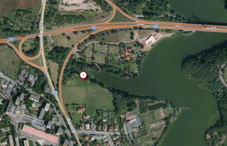 Prodej zahrady, Tábor, Kvapilova, 5600 m2