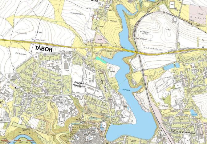 Prodej zahrady, Tábor, Kvapilova, 5600 m2