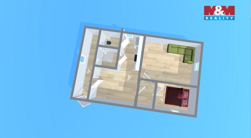 Prodej rodinného domu, Nymburk, Vagónka, 47 m2