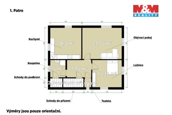 Prodej rodinného domu, Velká Hleďsebe, Pohraniční stráže, 153 m2