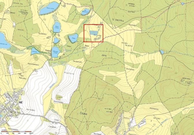 Prodej zahrady, Žďár - Žďárské Chalupy, 8519 m2