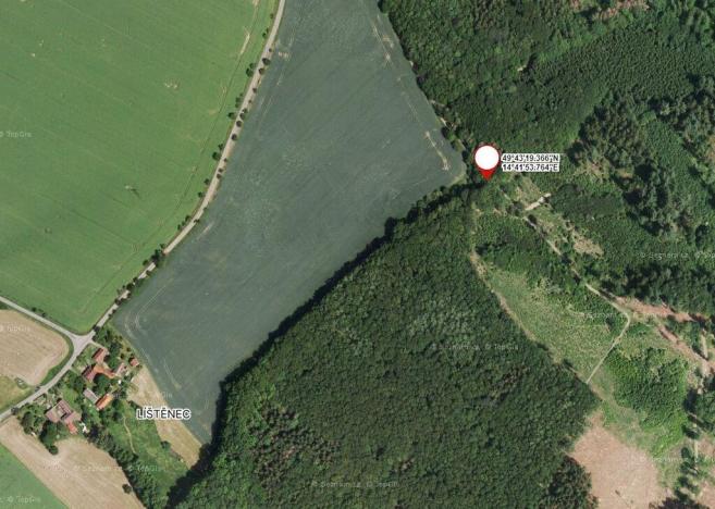 Prodej louky, Bystřice - Líštěnec, 327 m2