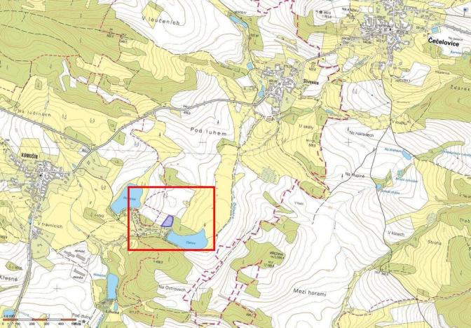 Prodej zahrady, Velký Bor - Slivonice, 3741 m2