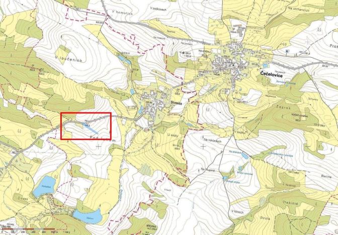 Prodej zahrady, Velký Bor - Slivonice, 2846 m2